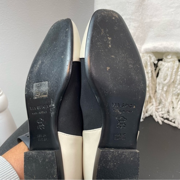 Via Spiga Tate Cap Toe Slip On Loafers 6 - Picture 6 of 6